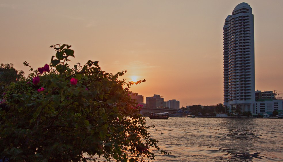 Atardecer en Bagkok