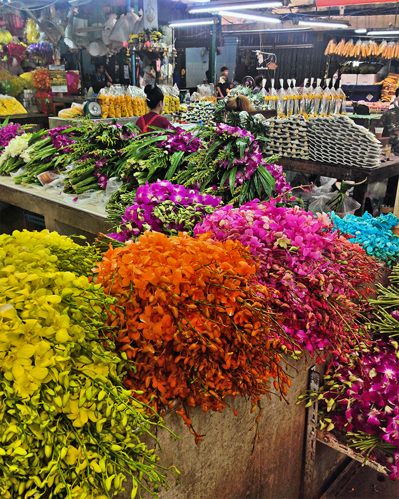 Mercado de las flores - Pak Khlong Talat Flower Market