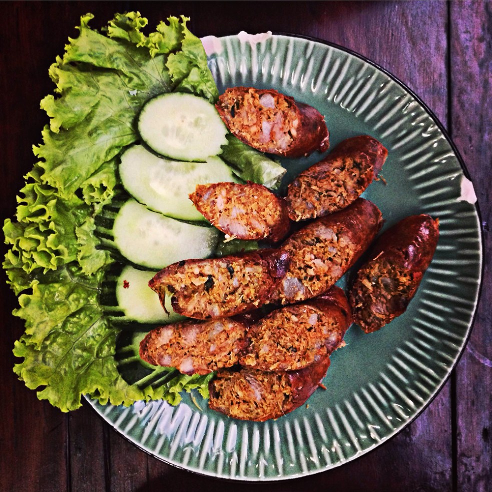 Sai Ua, salchicha típica de Chiang Mai