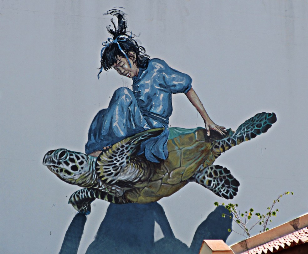 Street art en George Town Penang