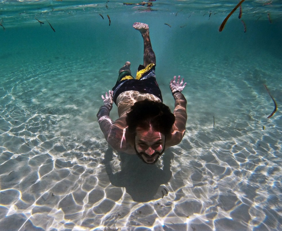 Bajo el agua en Gili Air
