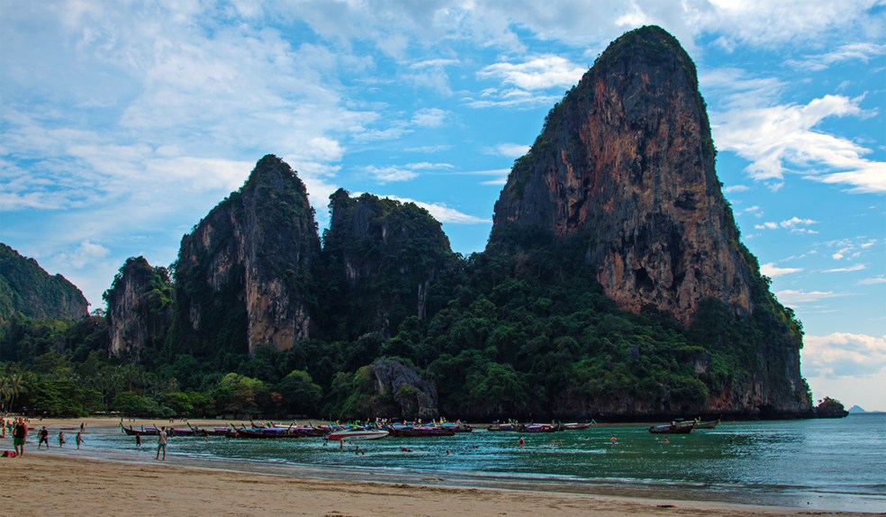 Playas de Tailandia. Railay Beach