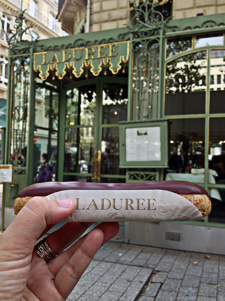 éclair tradicional en Ladurée